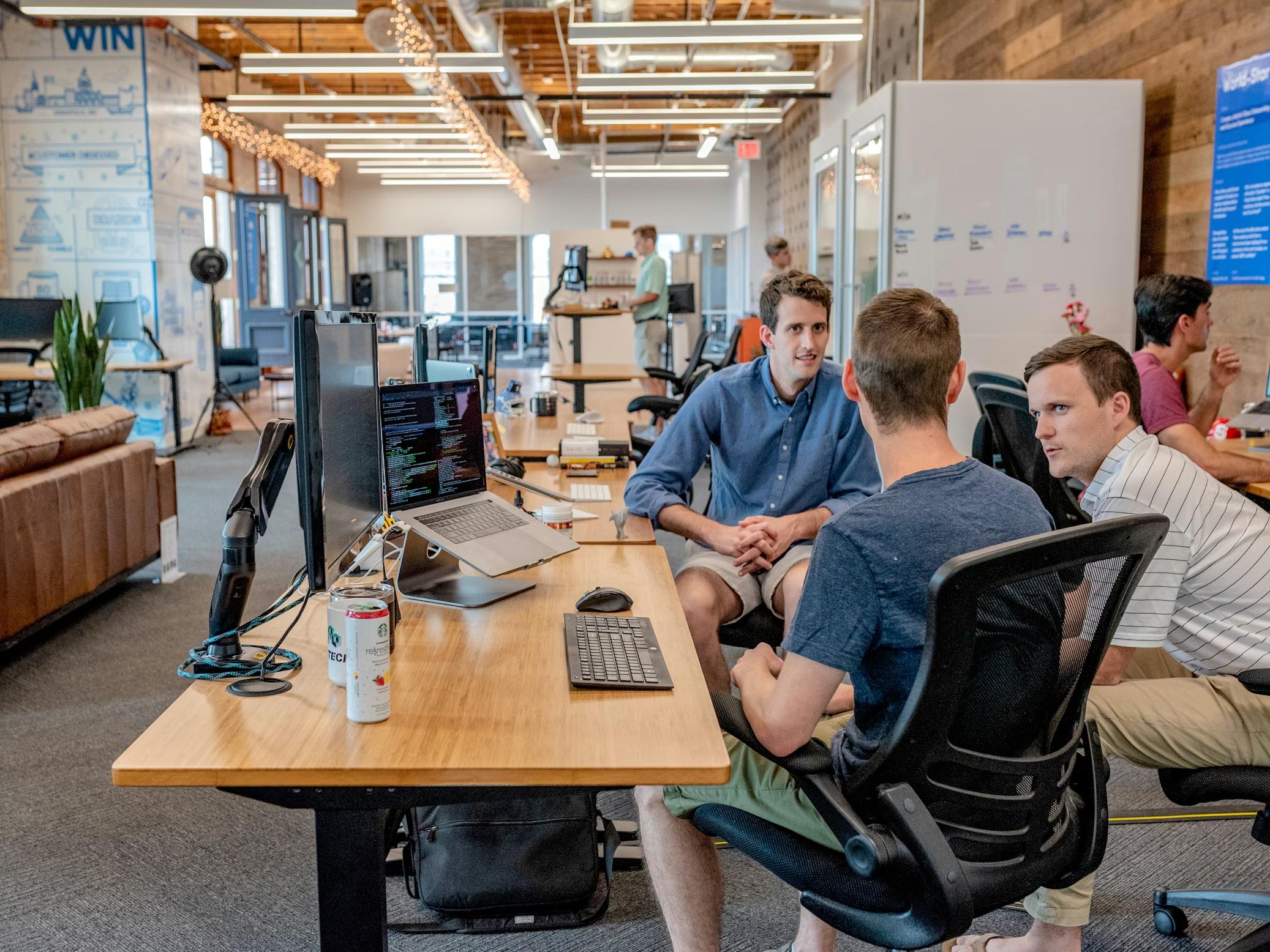 The Burraq team collaborating
